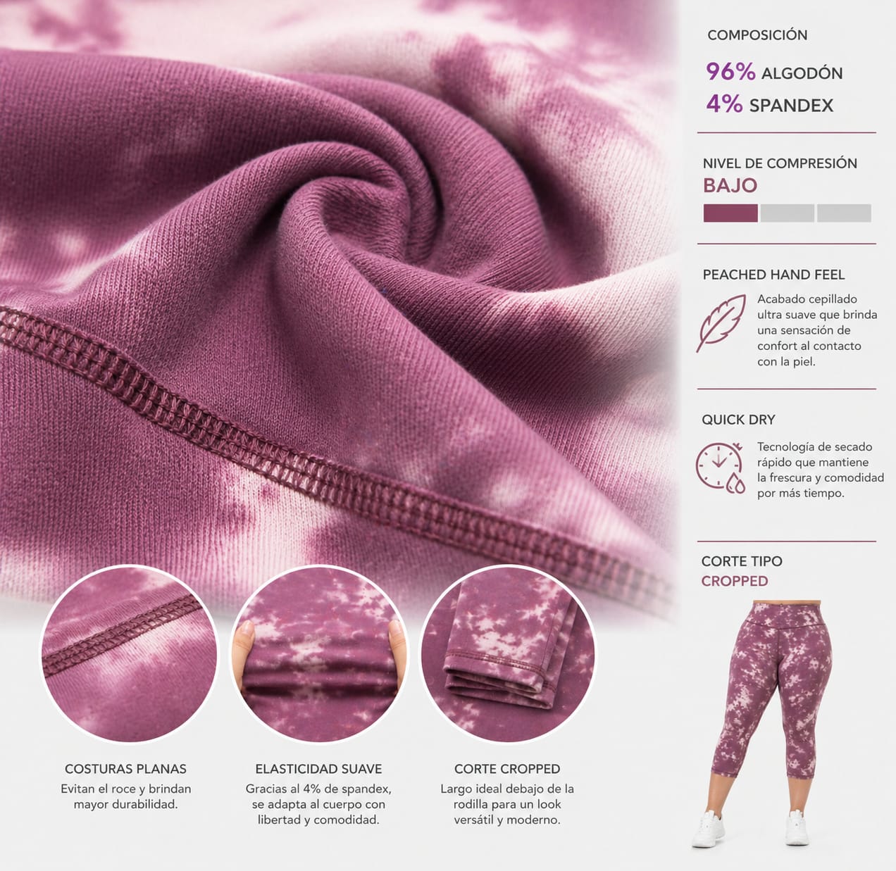 Licra tipo Leggings Talla 4X - Image 3